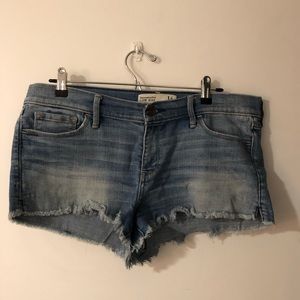 Denim shorts